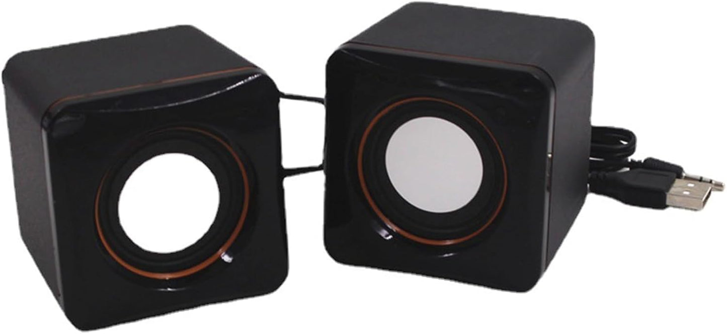 USB Mini Cube Speakers β Compact β’ Powerful β’ Stylish
