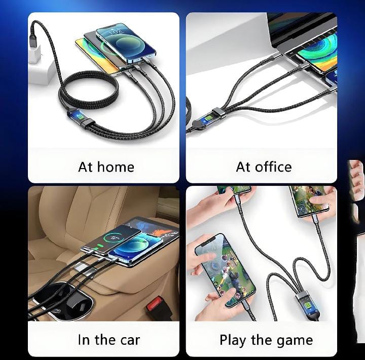 3-in-1 fast charging cable