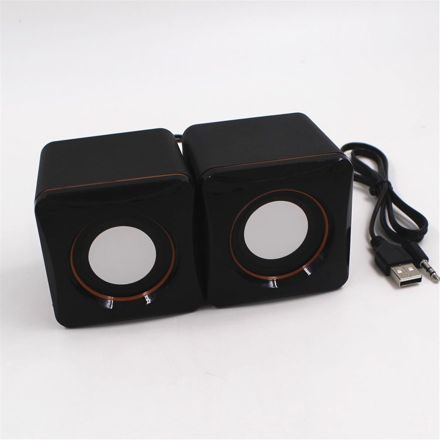 USB Mini Cube Speakers – Compact • Powerful • Stylish