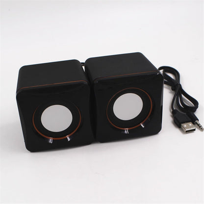 USB Mini Cube Speakers – Compact • Powerful • Stylish