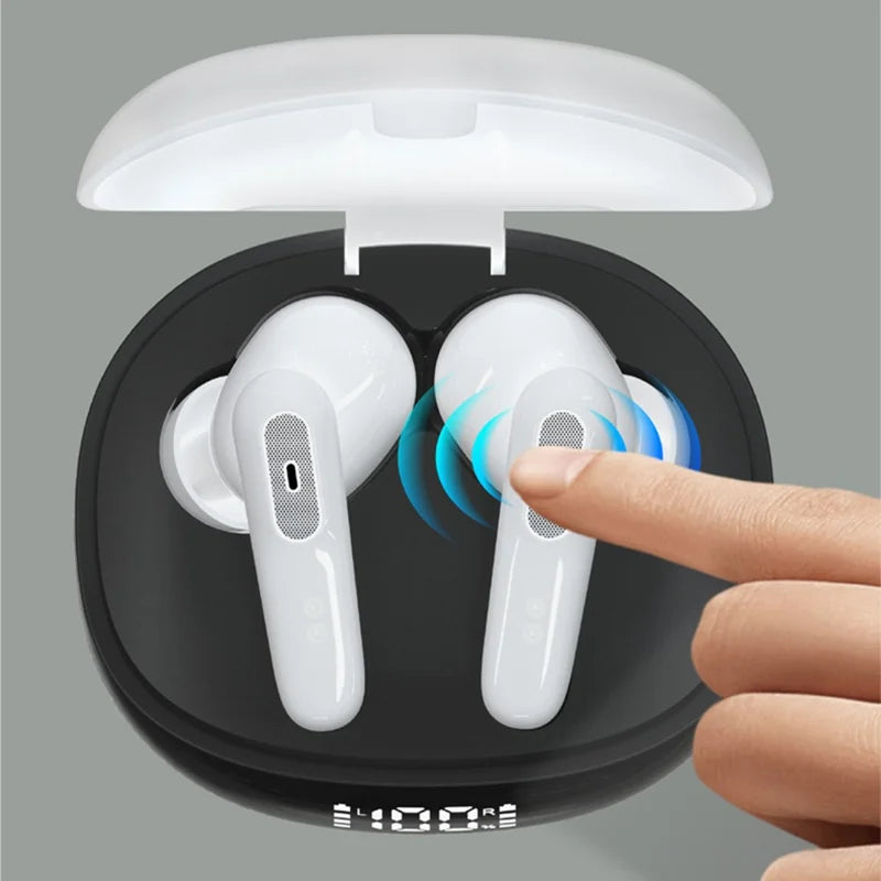 Wireless Bluetooth Earbuds with LED Display Charging Case