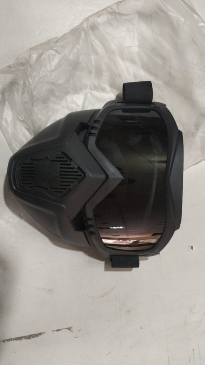 Motorbike Riding Goggles with Detachable Face Mask