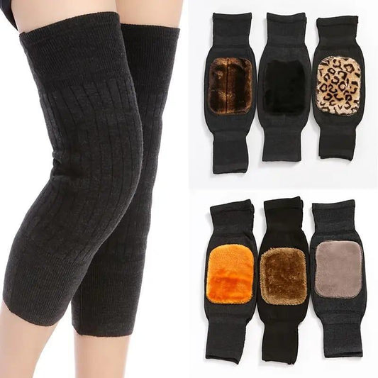Plush Thermal Knee Warmers – Ultimate Comfort & Warmth for Winter