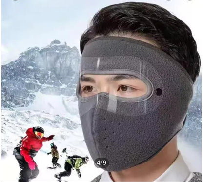 Winter Full Face Thermal Mask with Transparent Eye Shield