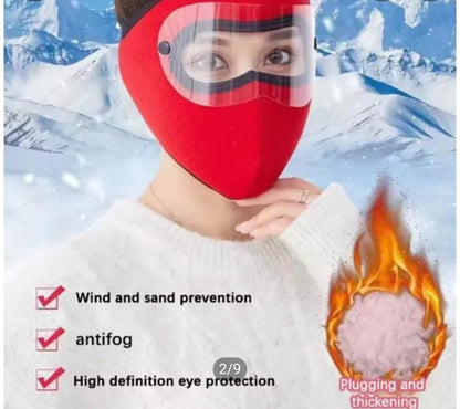 Winter Full Face Thermal Mask with Transparent Eye Shield