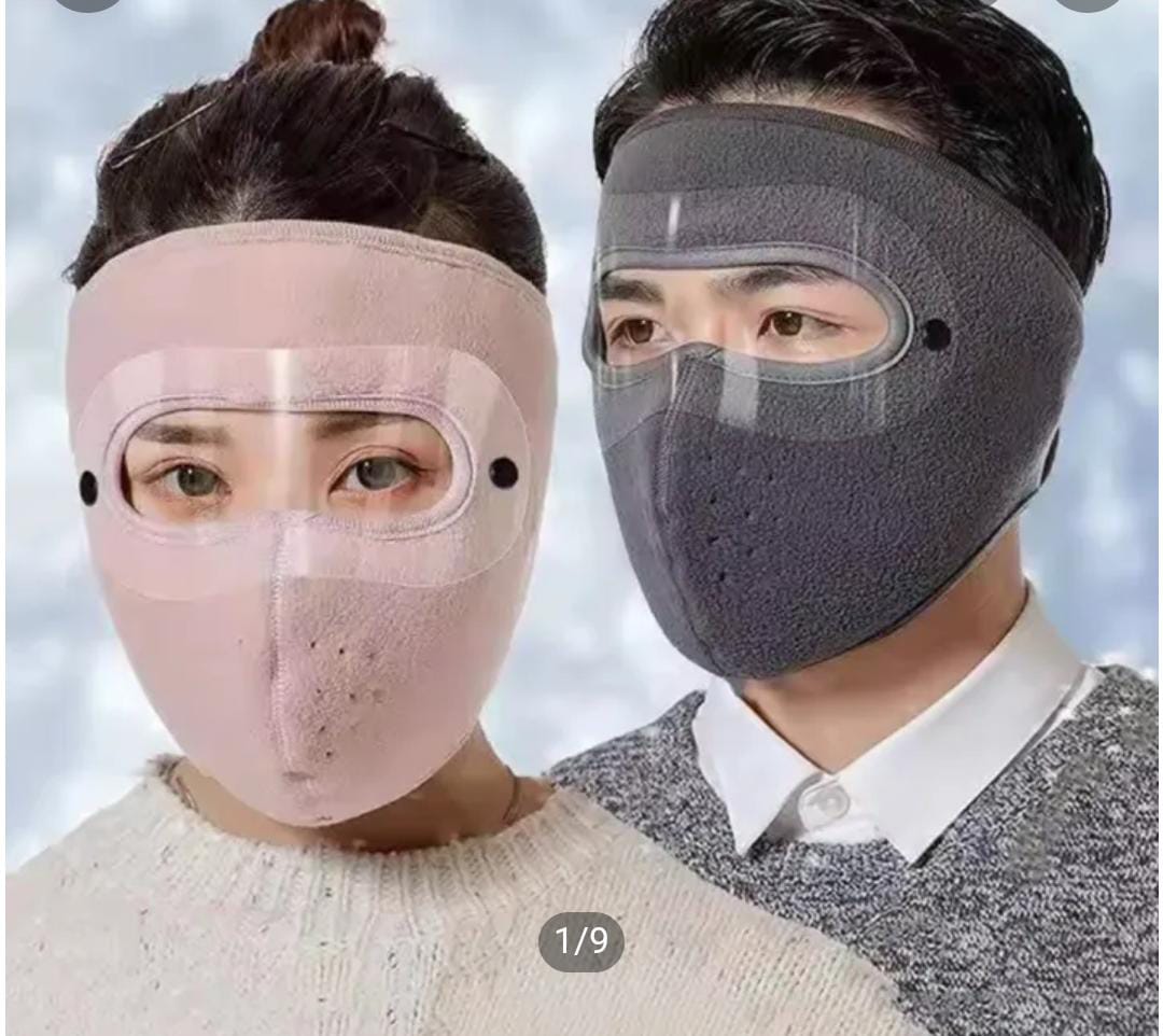 Winter Full Face Thermal Mask with Transparent Eye Shield