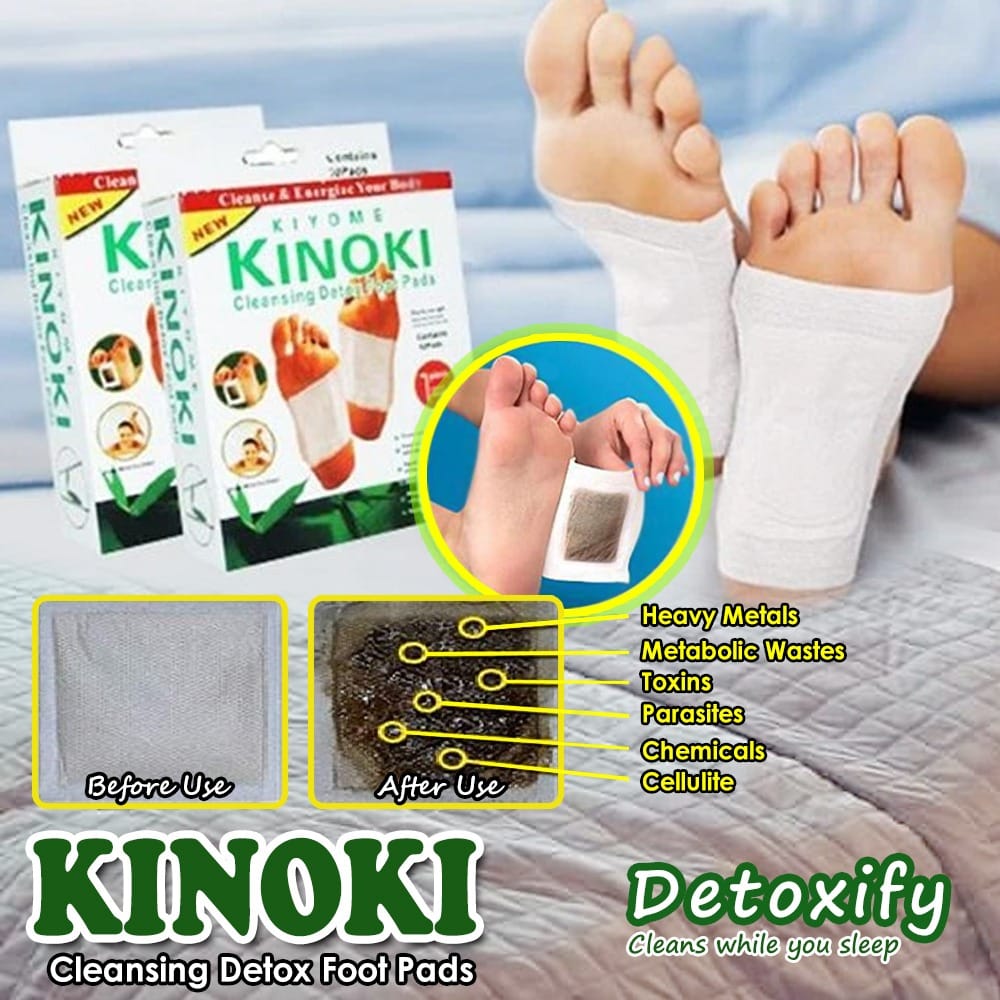 Kinoki Cleansing Detox Foot Pads pack of 10