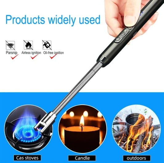 Rechargeable Electric Arc Lighter – Flameless & Windproof