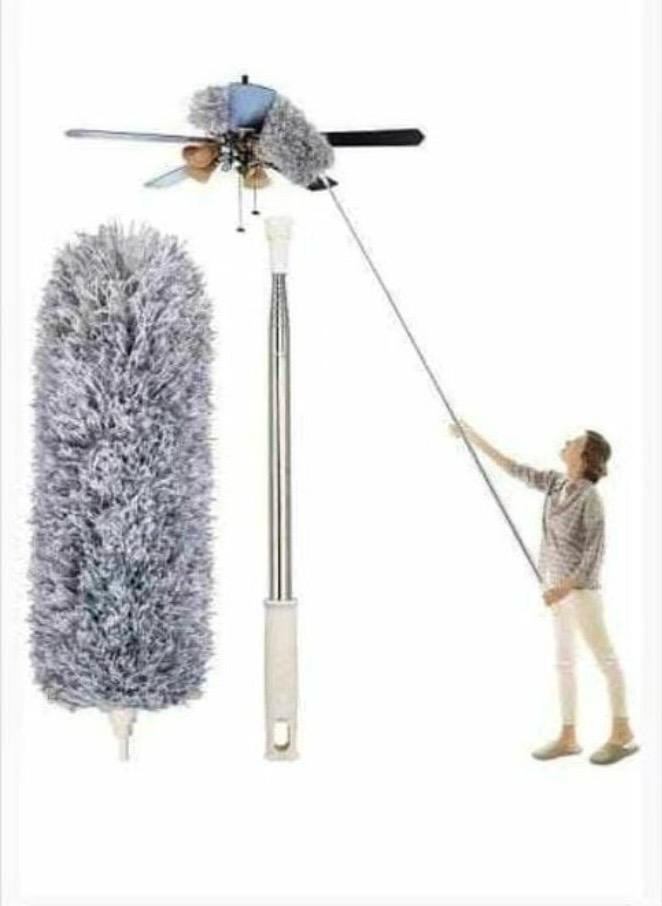 Extendable Microfiber Duster with Telescopic Handle