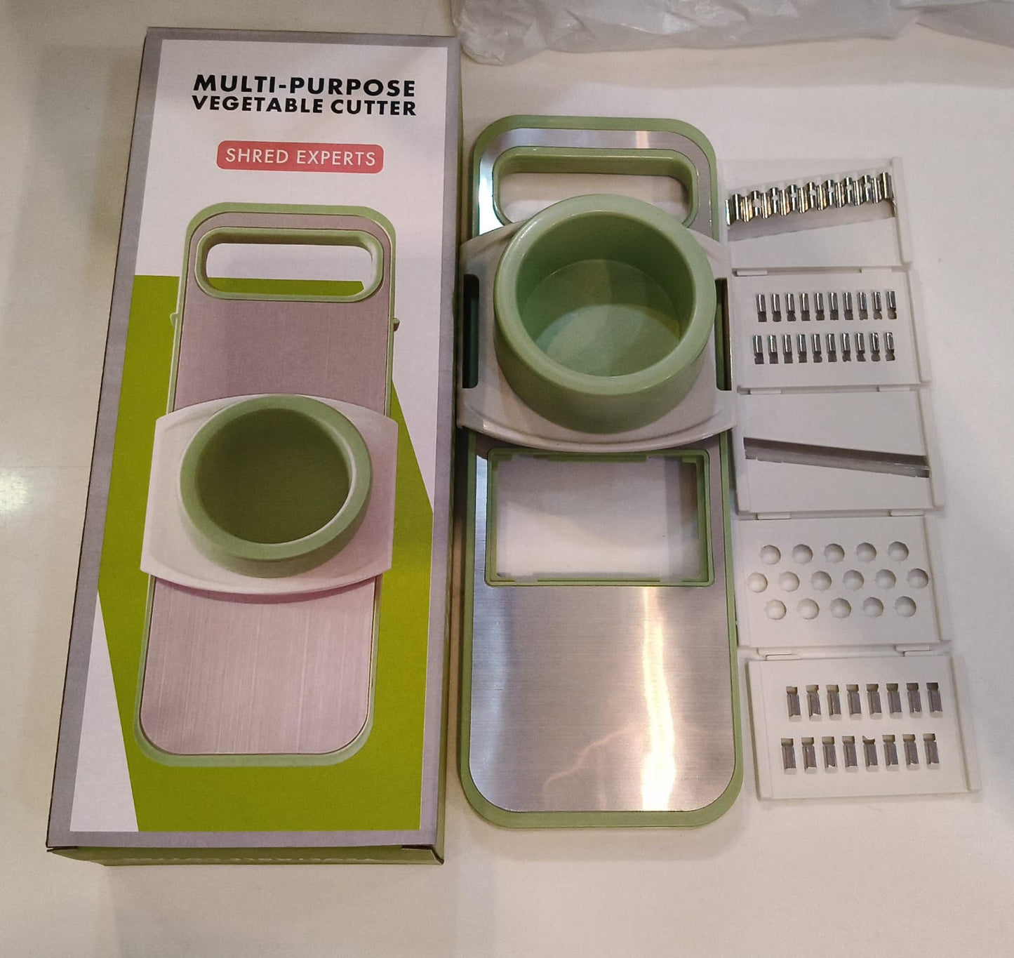 5-in-1 Stainless Steel Multi-Purpose Vegetable Cutter