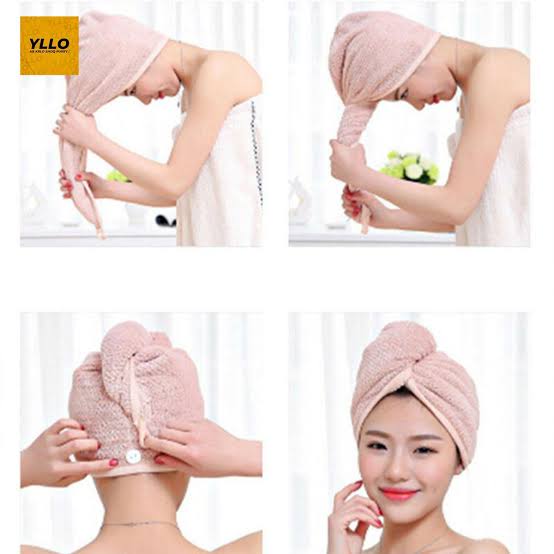 Microfiber Hair Drying Towel Wrap – Quick Dry, Soft & Secure