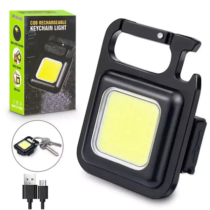 Rechargeable COB Keychain Light – Mini Yet Super Bright!
