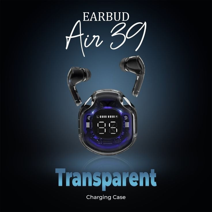Air 39 Transparent Case Wireless Earbuds.