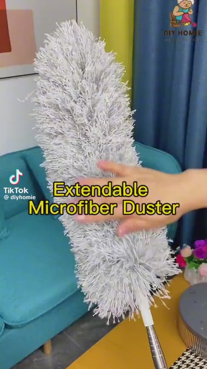 Extendable Microfiber Duster with Telescopic Handle