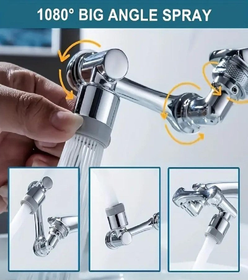 Mechanical Arm Faucet – 1080° Rotatable Tap Extension